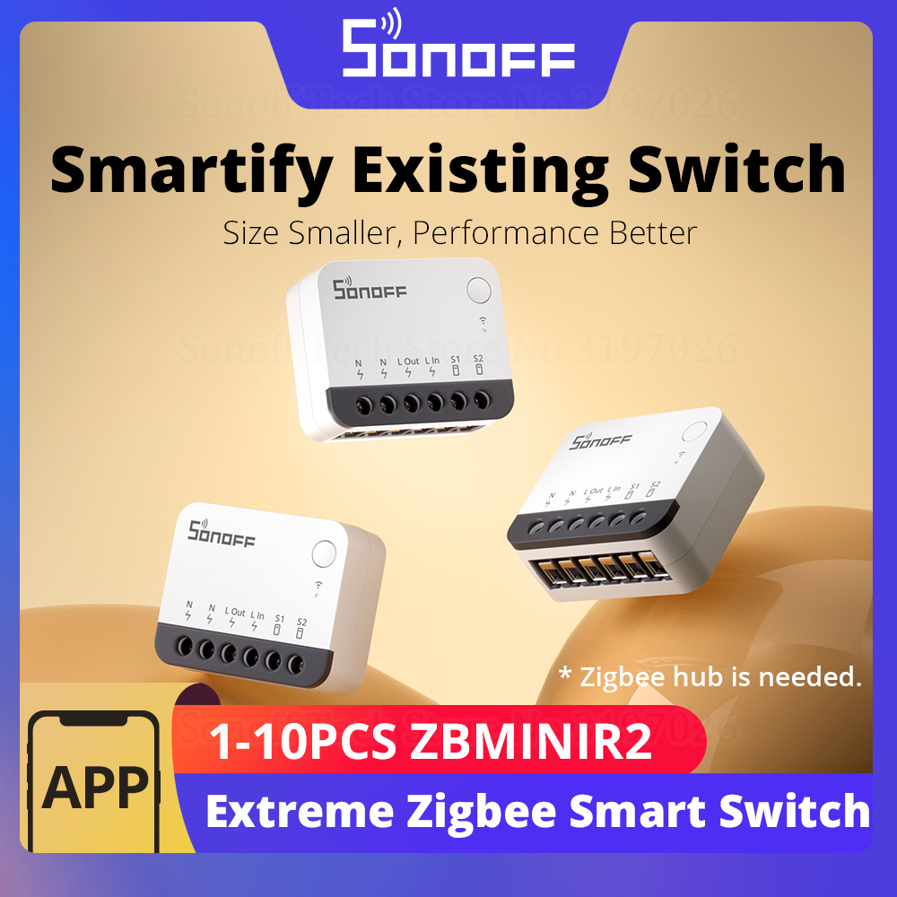 SONOFF ZBMINIR2 Zigbee Smart S - Sonoff ulasan dan harga