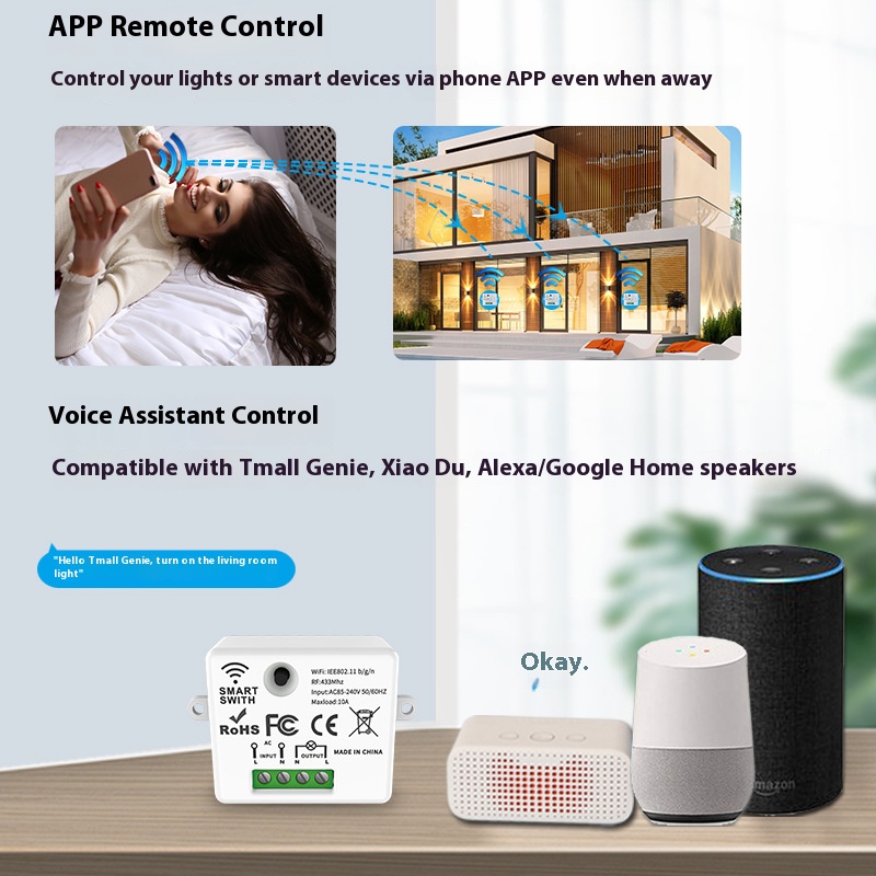 The Tuya Smart Switch-Off Devi - Smart Relay Tuya ulasan dan harga