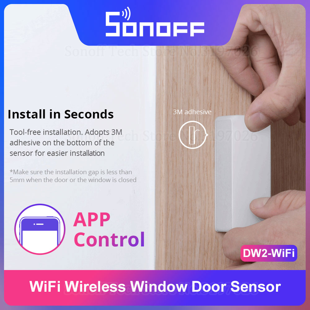 Sonoff DW2-WiFi Wireless Secur - Sonoff ulasan dan harga