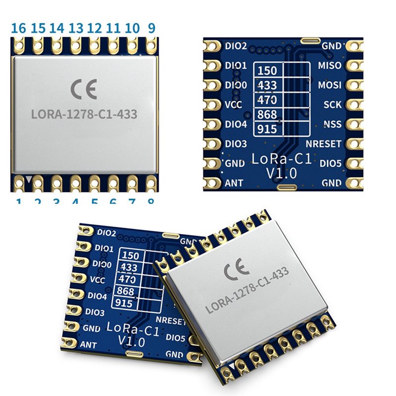 Lora1278-C1 433Mhz Wireless RF - Smart Home Module Iot ulasan dan harga