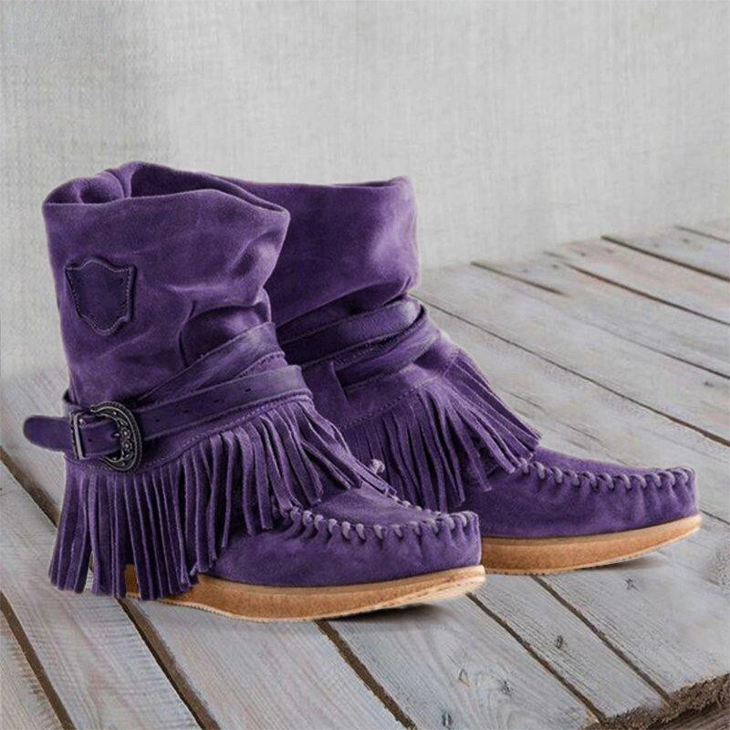 Retro Tassel Women's Boots Sid - Tasmota ulasan dan harga