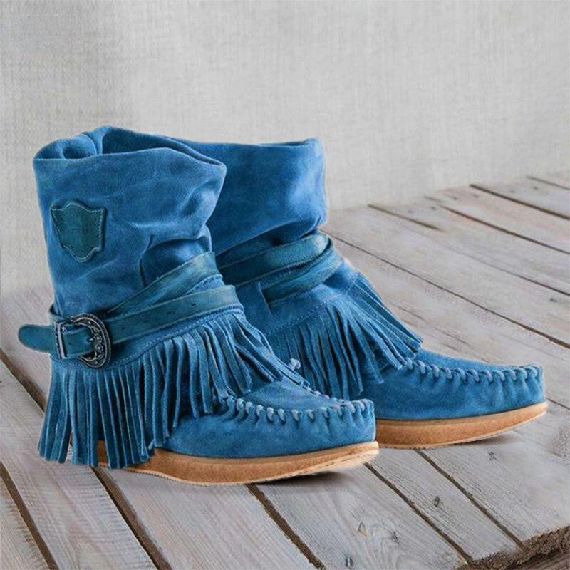 Retro Tassel Women's Boots Sid - Tasmota ulasan dan harga