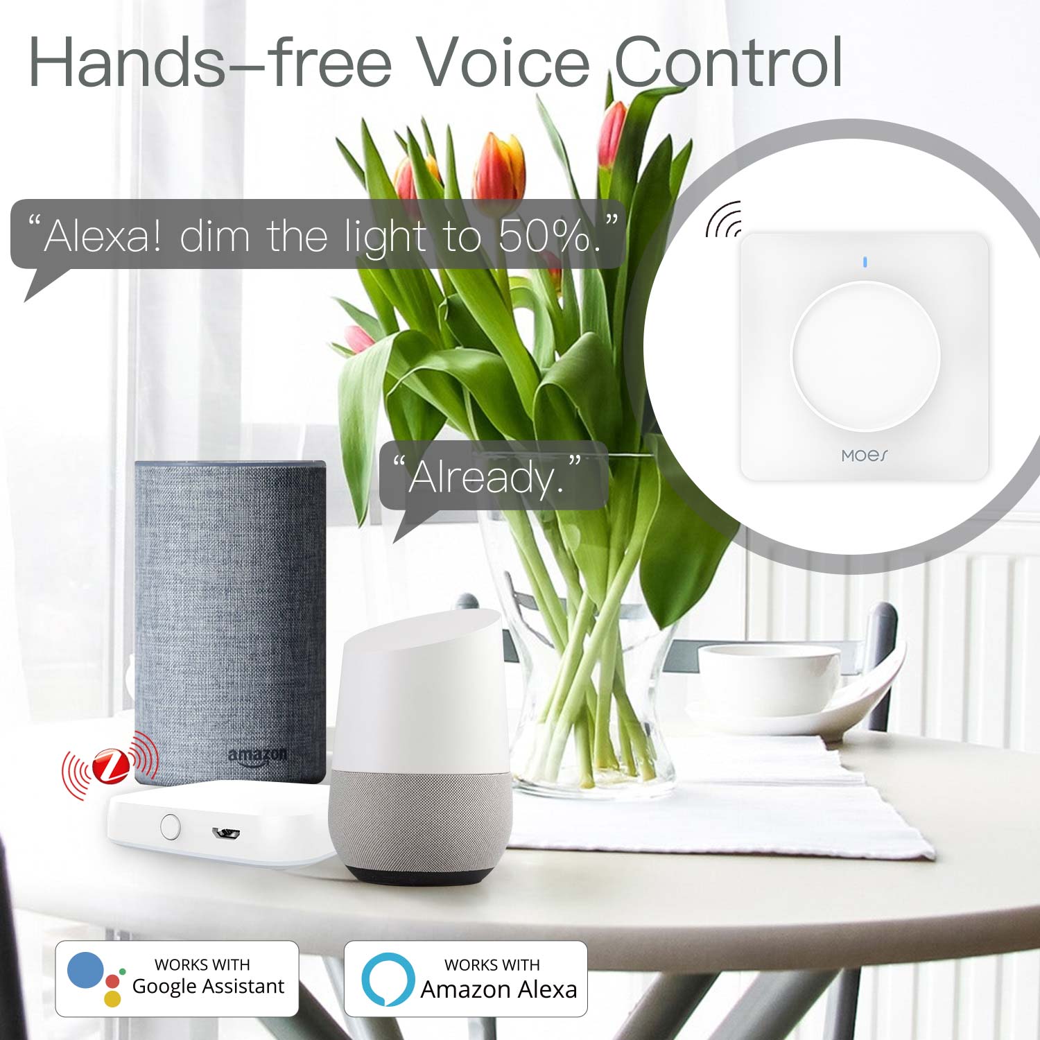 MOES Tuya Zigbee Smart Rotary  - Smart Relay Tuya ulasan dan harga