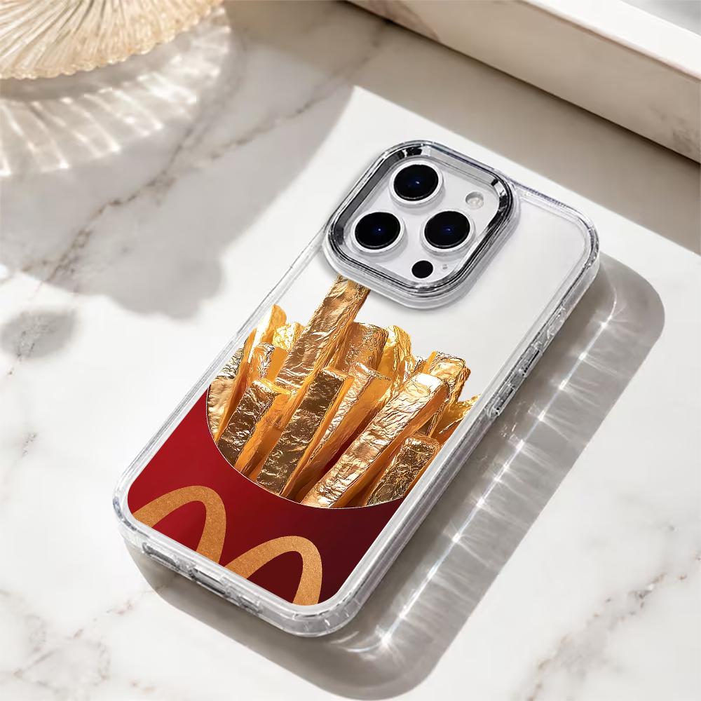 Golden fries Transparent silic - Shelly ulasan dan harga