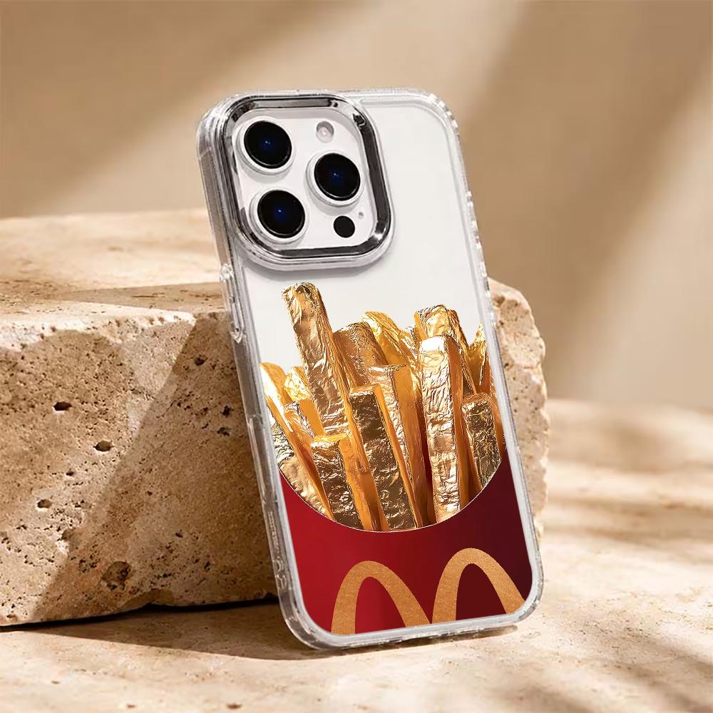 Golden fries Transparent silic - Shelly ulasan dan harga