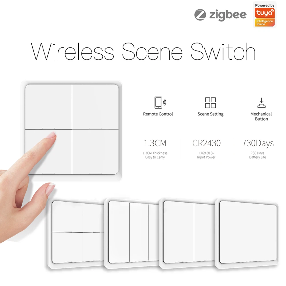 MOES 4 Gang Tuya ZigBee Wirele - Sonoff Basic ulasan dan harga