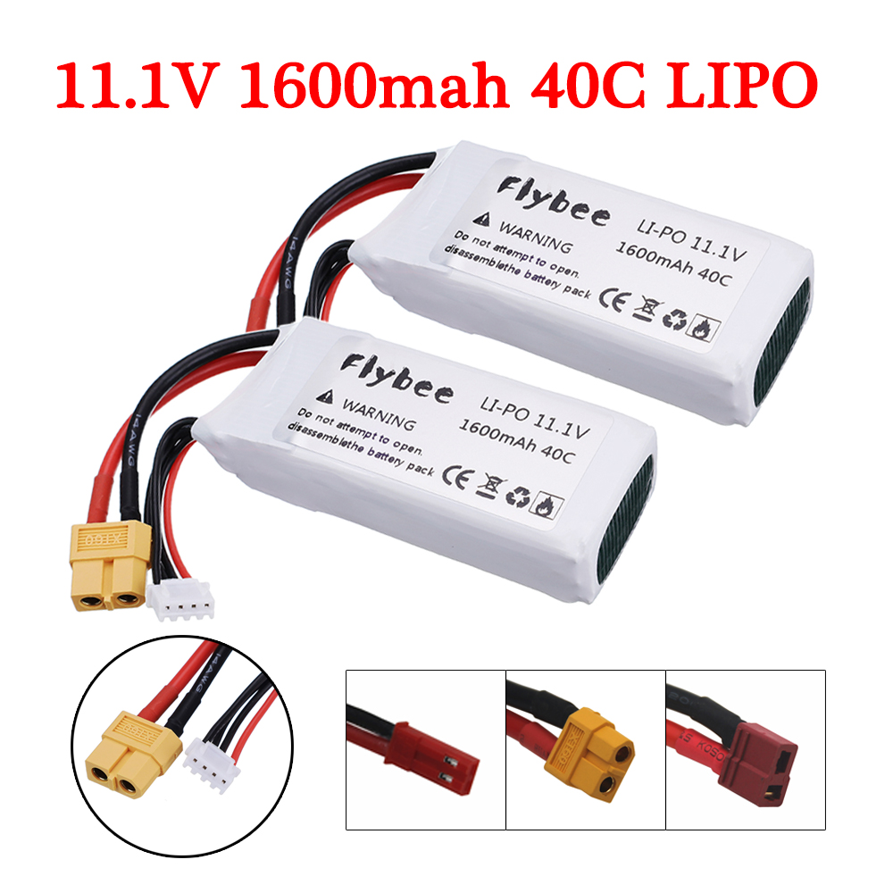 2pcs High Rate 40C 11.1V 1600m - Shelly Plug ulasan dan harga