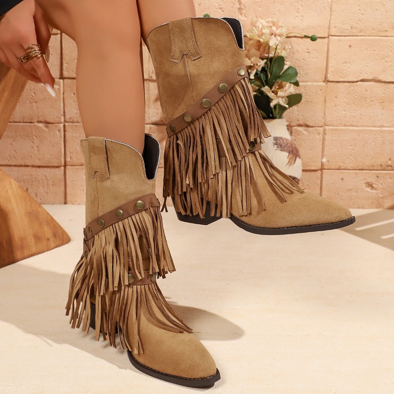 Vintage Tassel Trousers Bootie - Tasmota ulasan dan harga