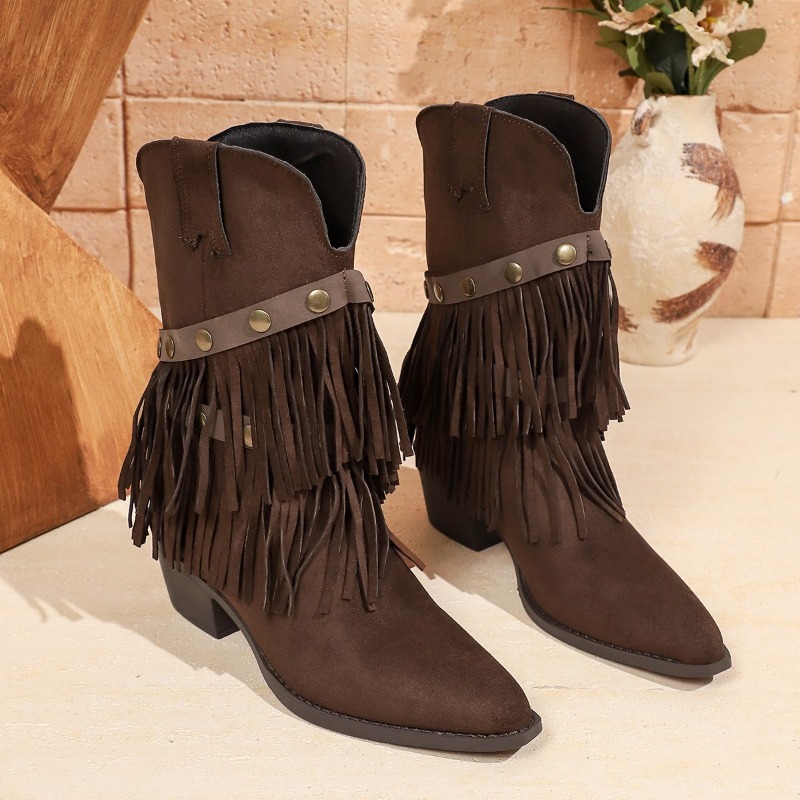 Vintage Tassel Trousers Bootie - Tasmota ulasan dan harga